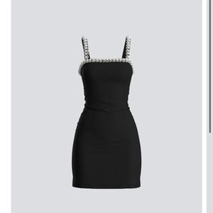 Pearl (faux) lined dress